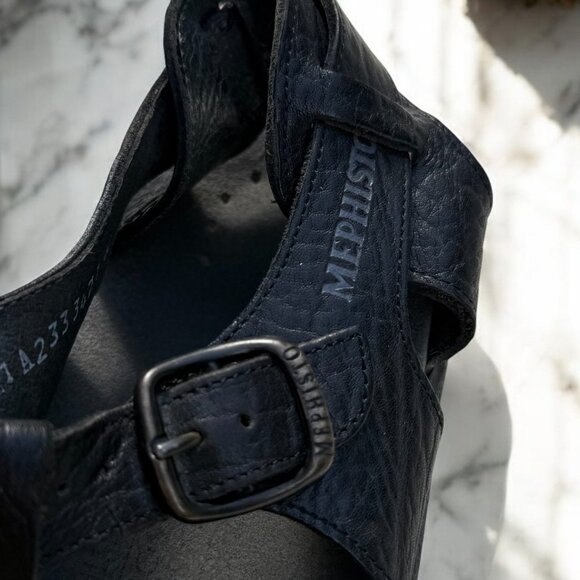Mephisto Men's Sam Fisherman Sandals Size 8 Black Leather 42 MSRP $329 - Picture 5 of 13